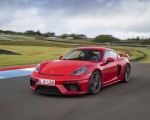 2020 Porsche 718 Cayman GT4 (Color: Guards Red) Front Three-Quarter Wallpapers 150x120