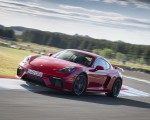 2020 Porsche 718 Cayman GT4 (Color: Guards Red) Front Three-Quarter Wallpapers 150x120