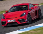 2020 Porsche 718 Cayman GT4 (Color: Guards Red) Front Wallpapers 150x120