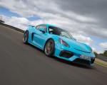 2020 Porsche 718 Cayman GT4 (Color: Miami Blue) Front Three-Quarter Wallpapers 150x120