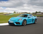2020 Porsche 718 Cayman GT4 (Color: Miami Blue) Front Three-Quarter Wallpapers 150x120 (97)