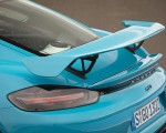 2020 Porsche 718 Cayman GT4 (Color: Miami Blue) Spoiler Wallpapers 150x120