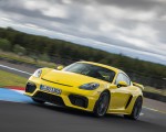 2020 Porsche 718 Cayman GT4 (Color: Racing Yellow) Front Three-Quarter Wallpapers 150x120