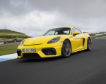 2020 Porsche 718 Cayman GT4 (Color: Racing Yellow) Front Three-Quarter Wallpapers 150x120