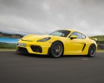 2020 Porsche 718 Cayman GT4 (Color: Racing Yellow) Front Three-Quarter Wallpapers 150x120