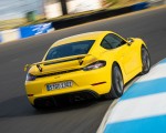 2020 Porsche 718 Cayman GT4 (Color: Racing Yellow) Rear Wallpapers 150x120