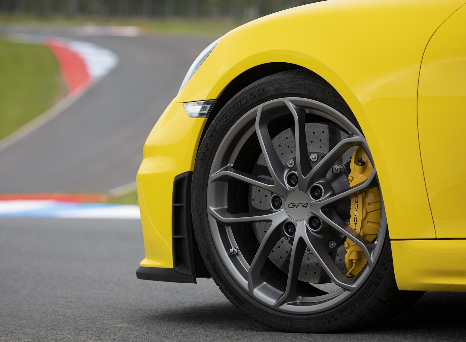 2020 Porsche 718 Cayman GT4 (Color: Racing Yellow) Wheel Wallpapers #73 of 177