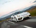 2020 Porsche 718 Spyder (Color: Carrara White Metallic) Front Three-Quarter Wallpapers 150x120
