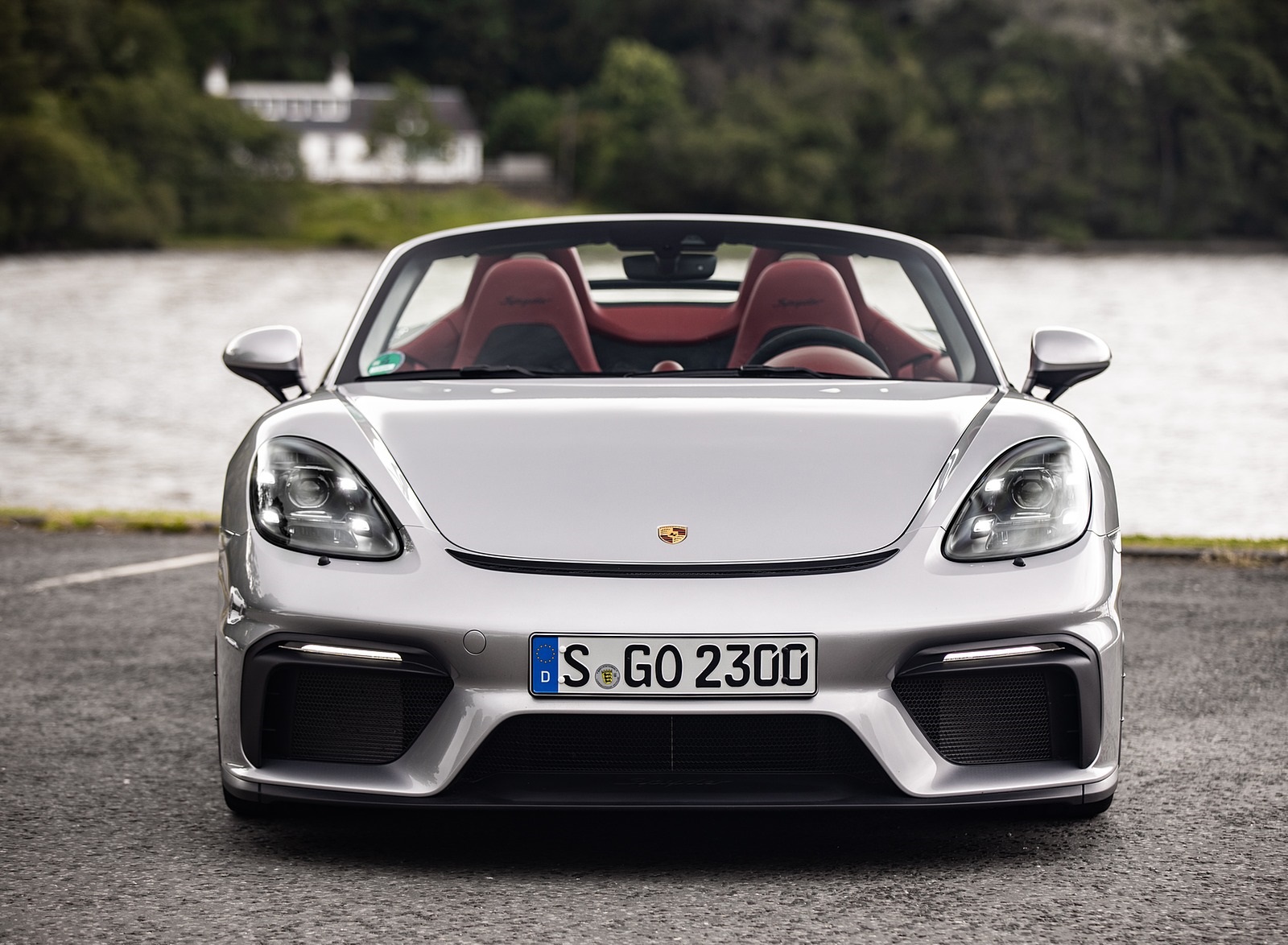 2020 Porsche 718 Spyder (Color: GT Silver Metallic) Front Wallpapers #207 of 295