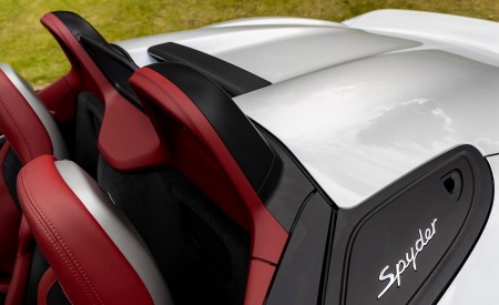 2020 Porsche 718 Spyder (Color: GT Silver Metallic) Interior Detail Wallpapers 450x275 (220)