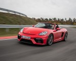 2020 Porsche 718 Spyder (Color: Guards Red) Front Three-Quarter Wallpapers 150x120