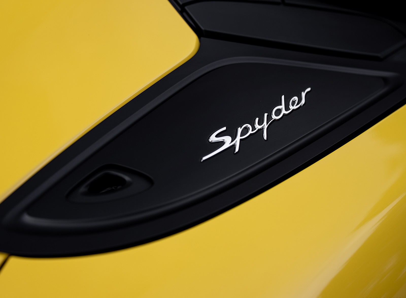 2020 Porsche 718 Spyder (Color: Racing Yellow) Detail Wallpapers #66 of 295