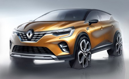 2020 Renault Captur Design Sketch Wallpapers 450x275 (21)