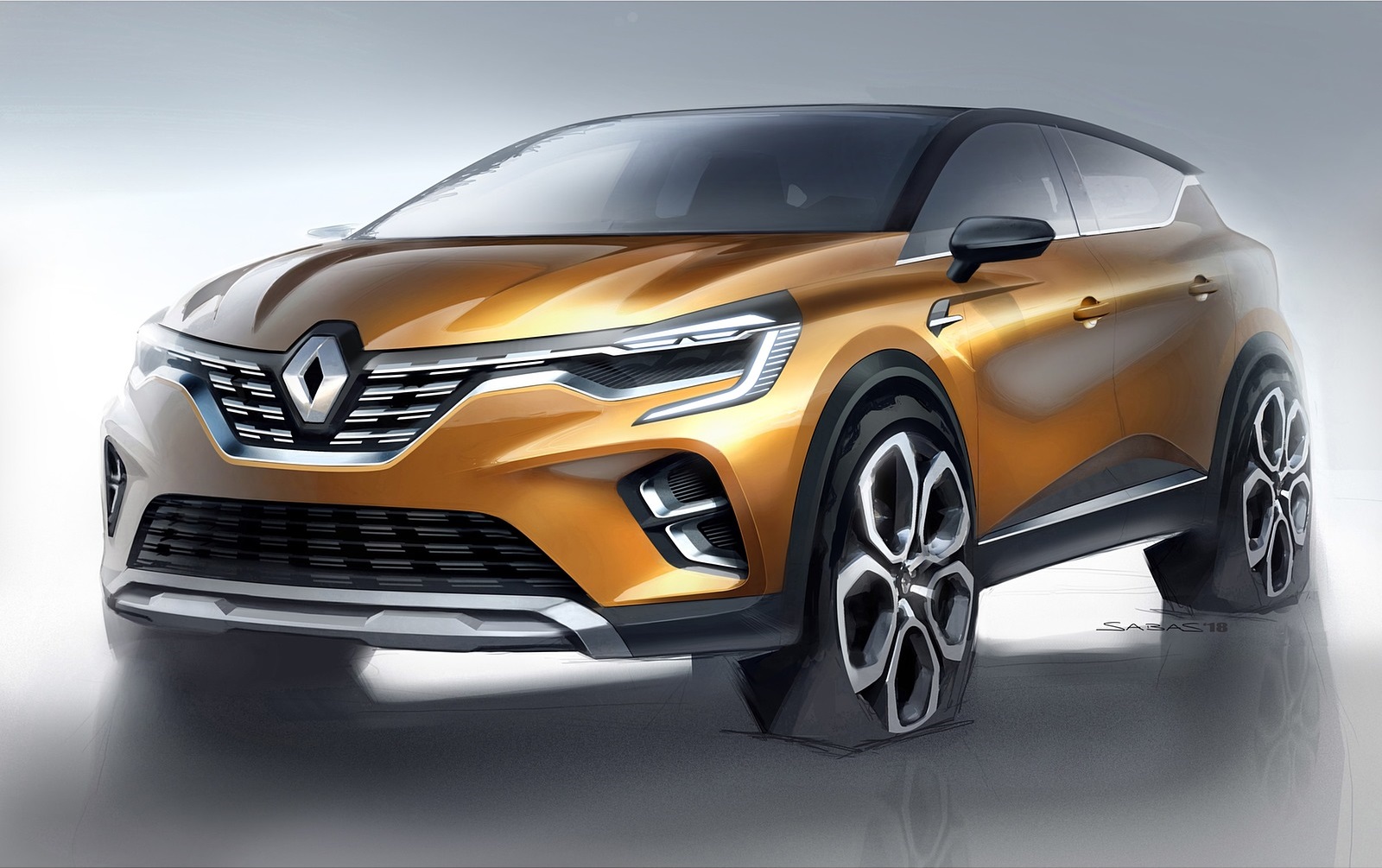 2020 Renault Captur Design Sketch Wallpapers #21 of 39
