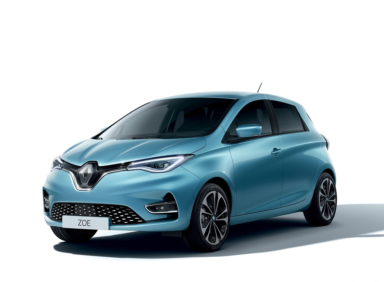 2020 Renault Zoe (Color: Celadon Blue) Front Three-Quarter Wallpapers #31 of 39
