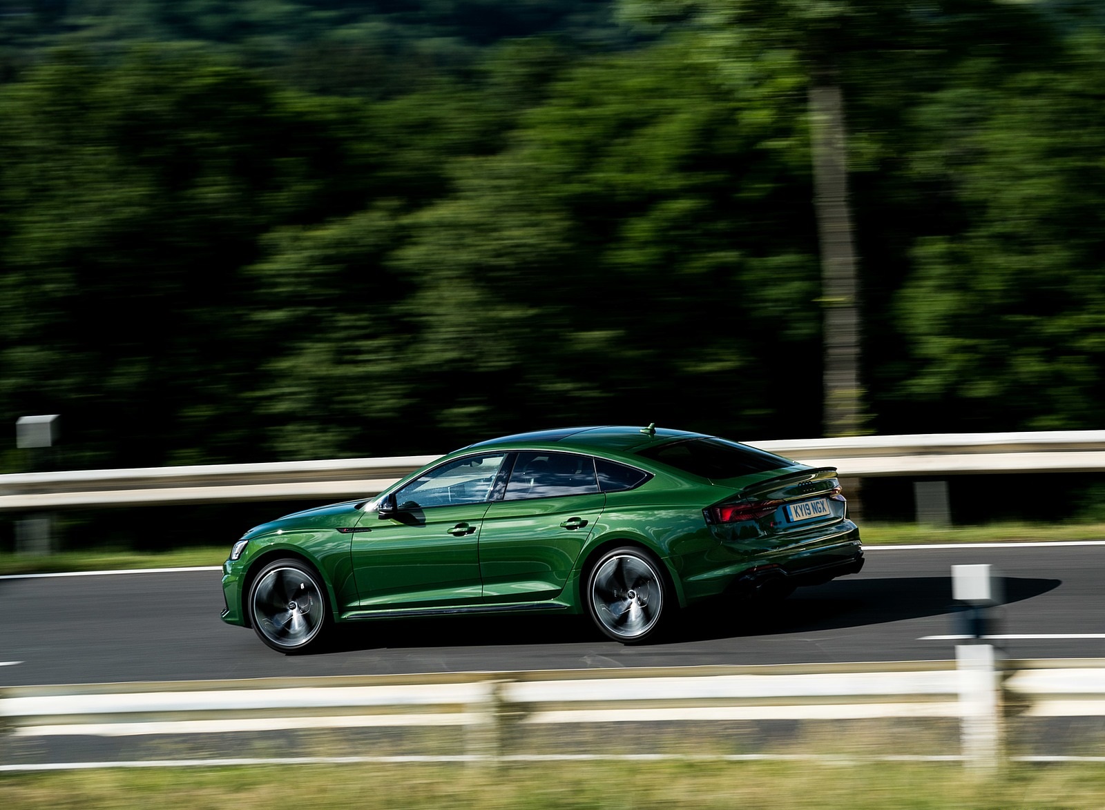 2019 Audi RS 5 Sportback (UK-Spec) Rear Three-Quarter Wallpapers #7 of 76