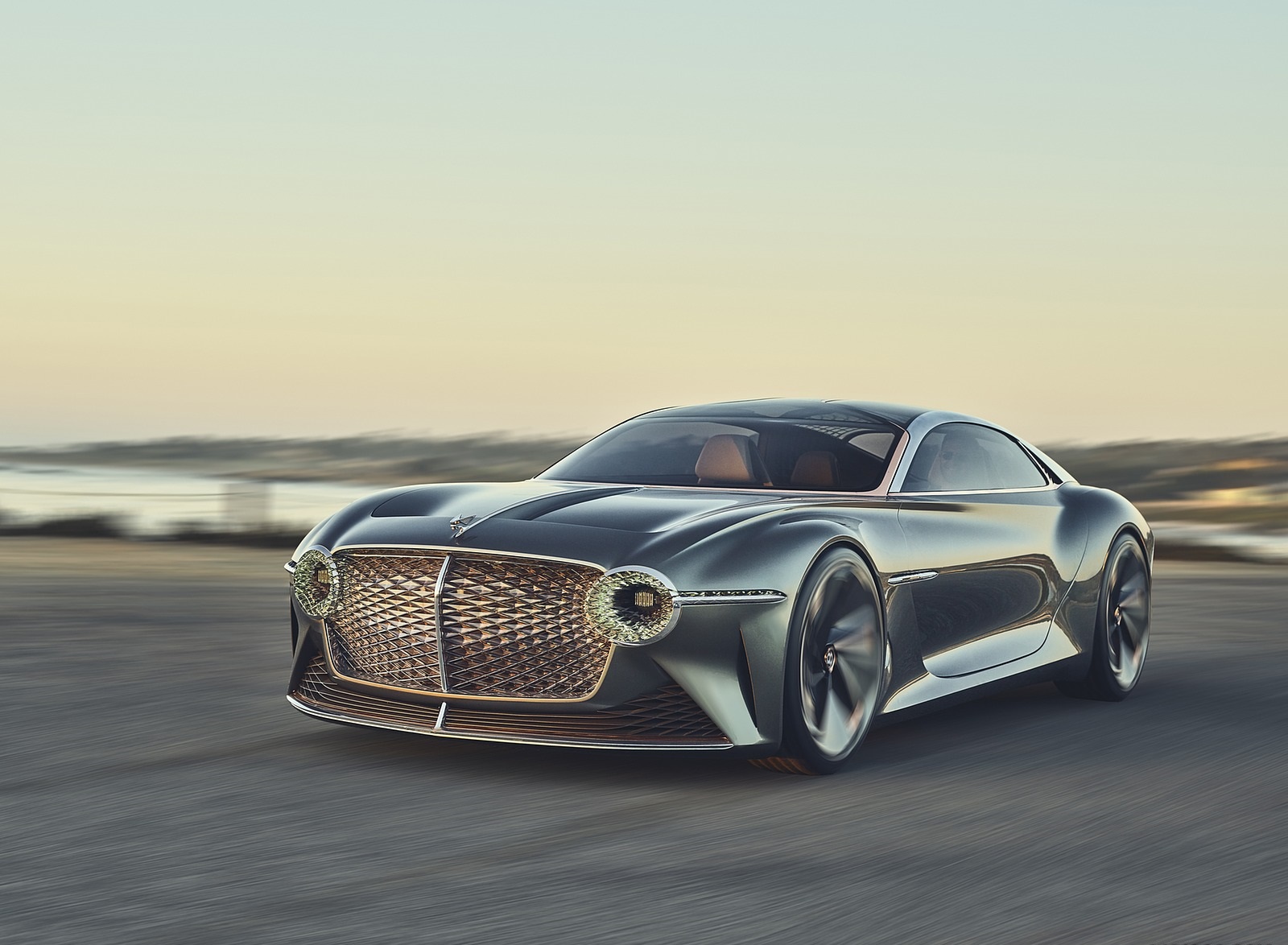 2019 Bentley EXP 100 GT Concept Front Three-Quarter Wallpapers (1)