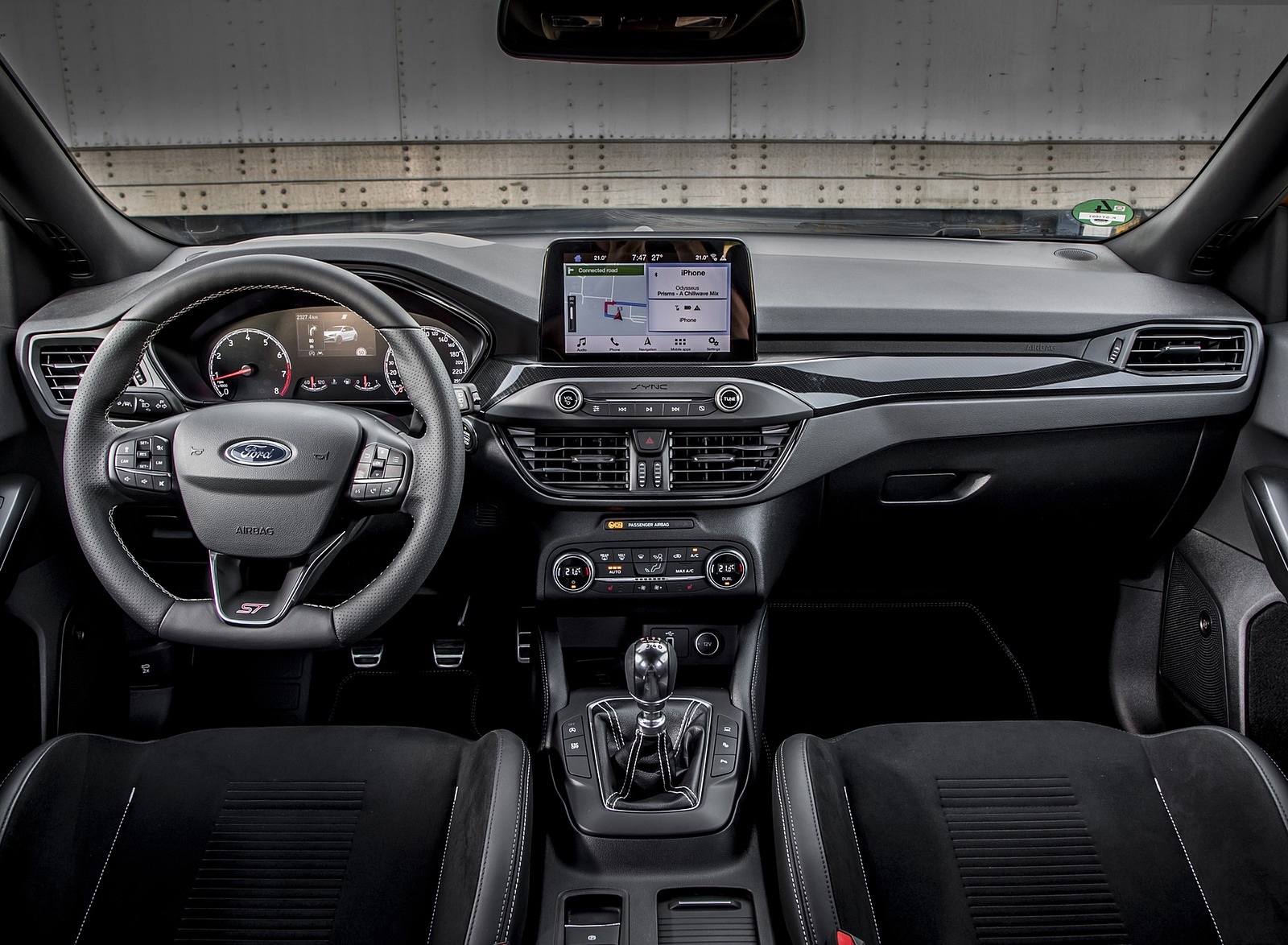 2019 Ford Focus ST (Euro-Spec Color: Orange Fury) Interior Cockpit Wallpapers #65 of 218