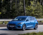 2019 Ford Focus ST (Euro-Spec Color: Performance Blue) Front Three-Quarter Wallpapers 150x120