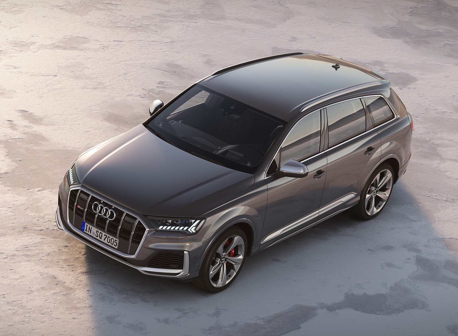 2020 Audi SQ7 TDI (Color: Daytona Gray) Front Three-Quarter Wallpapers #117 of 140