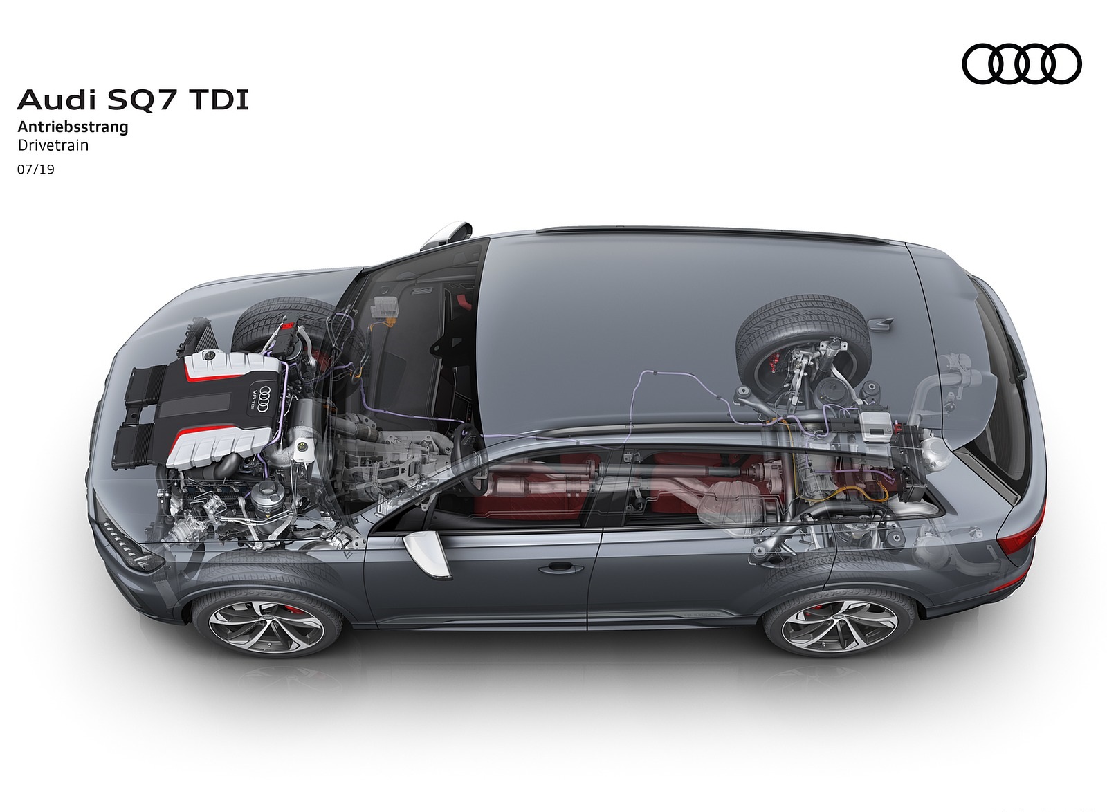 2020 Audi SQ7 TDI Drivetrain Wallpapers #131 of 140