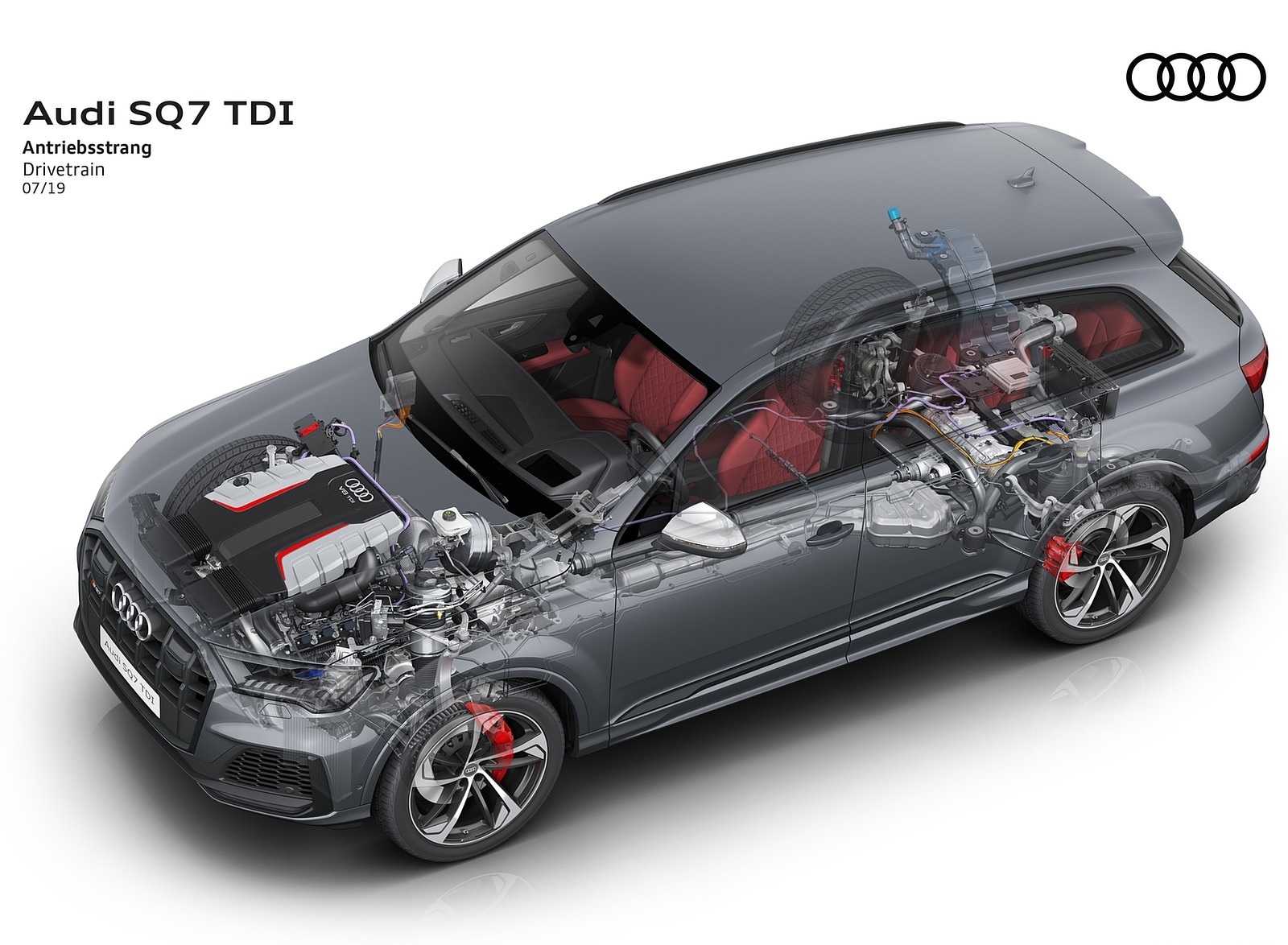 2020 Audi SQ7 TDI Drivetrain Wallpapers #132 of 140
