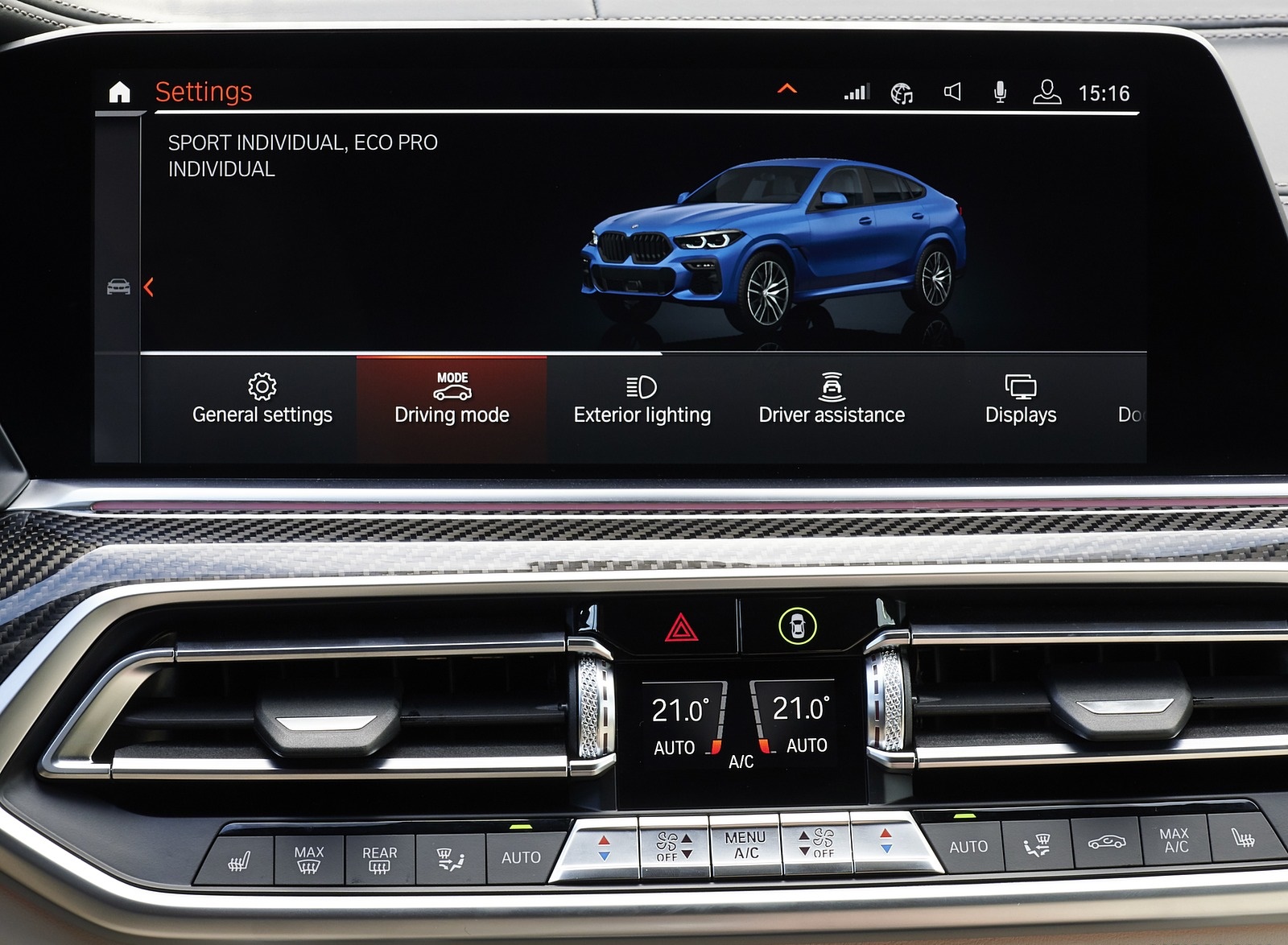 2020 BMW X6 M50i Central Console Wallpapers #81 of 136