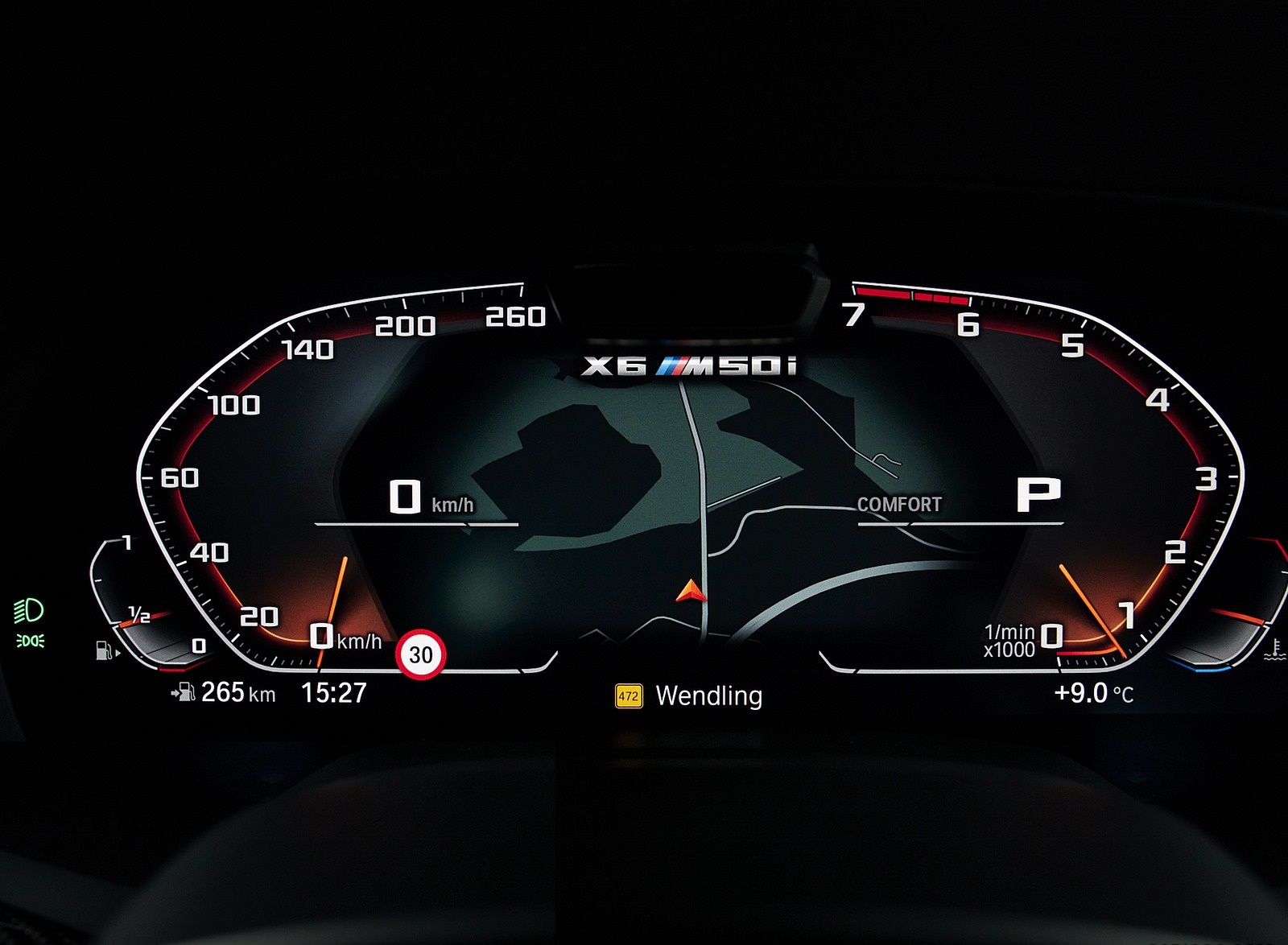 2020 BMW X6 M50i Digital Instrument Cluster Wallpapers #71 of 136