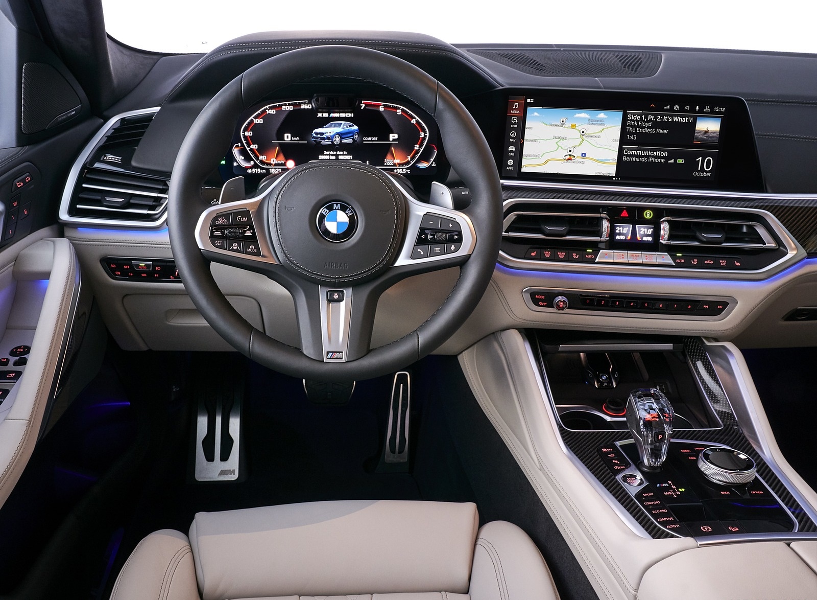 2020 BMW X6 M50i Interior Wallpapers #70 of 136