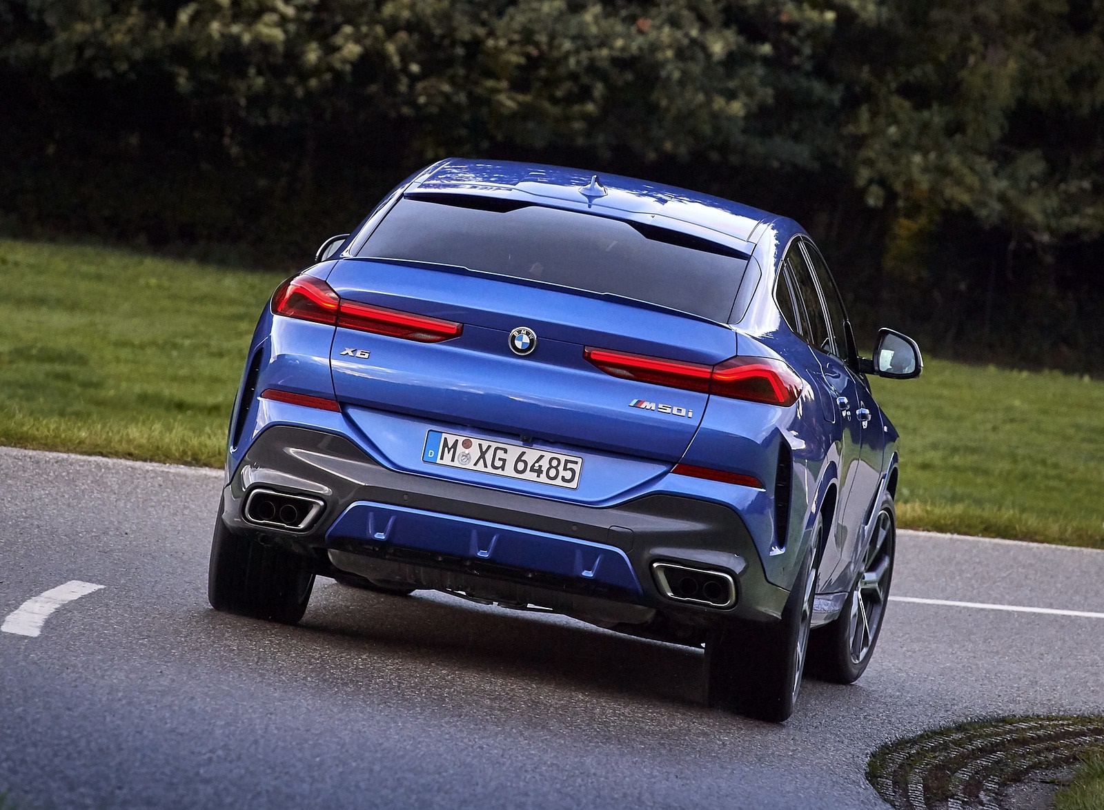 2020 BMW X6 M50i Rear Wallpapers #17 of 136