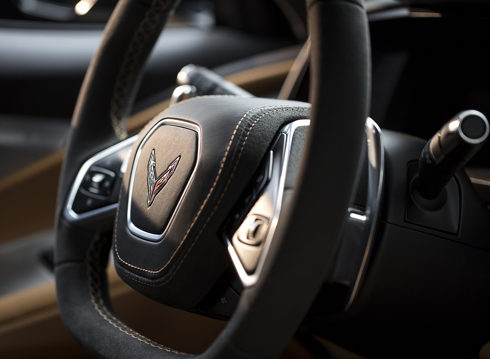 2020 Chevrolet Corvette C8 Stingray Interior Steering Wheel Wallpapers #142 of 166