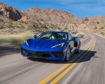 2020 Chevrolet Corvette Stingray (Color: Elkhart Lake Blue Metallic) Front Three-Quarter Wallpapers 150x120