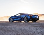 2020 Chevrolet Corvette Stingray (Color: Elkhart Lake Blue Metallic) Rear Three-Quarter Wallpapers 150x120