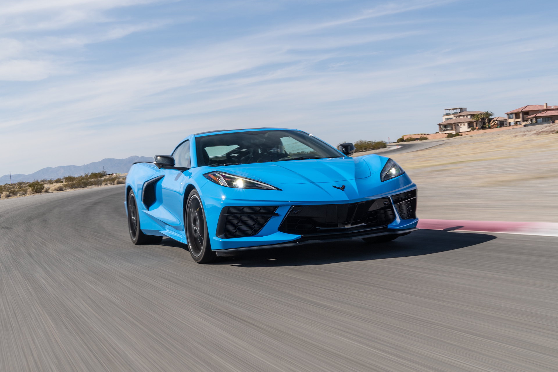 2020 Chevrolet Corvette Stingray (Color: Rapid Blue) Front Wallpapers #78 of 166