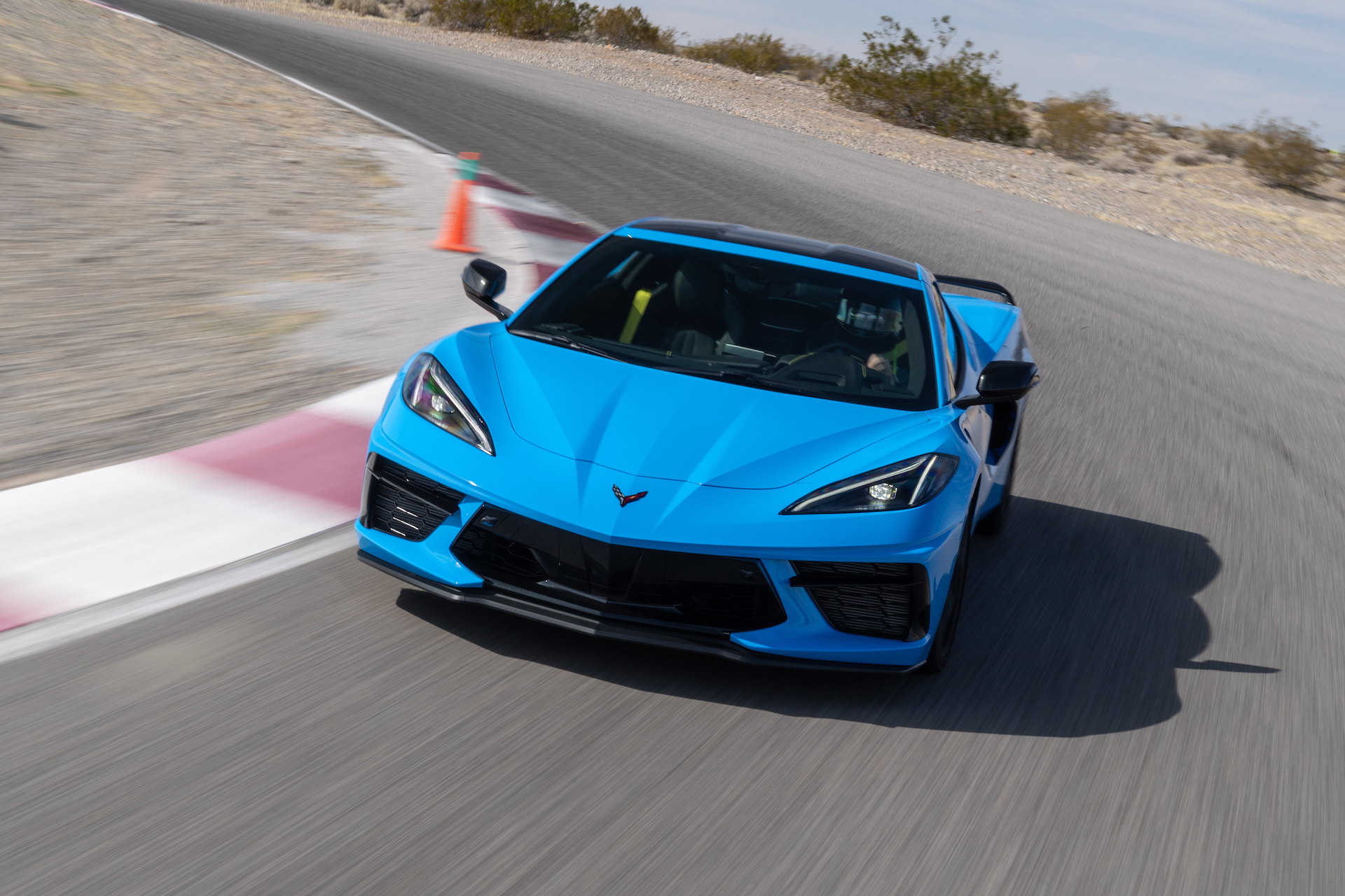 2020 Chevrolet Corvette Stingray (Color: Rapid Blue) Front Wallpapers #73 of 166