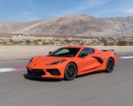 2020 Chevrolet Corvette Stingray (Color: Sebring Orange Tintcoat) Front Three-Quarter Wallpapers 150x120