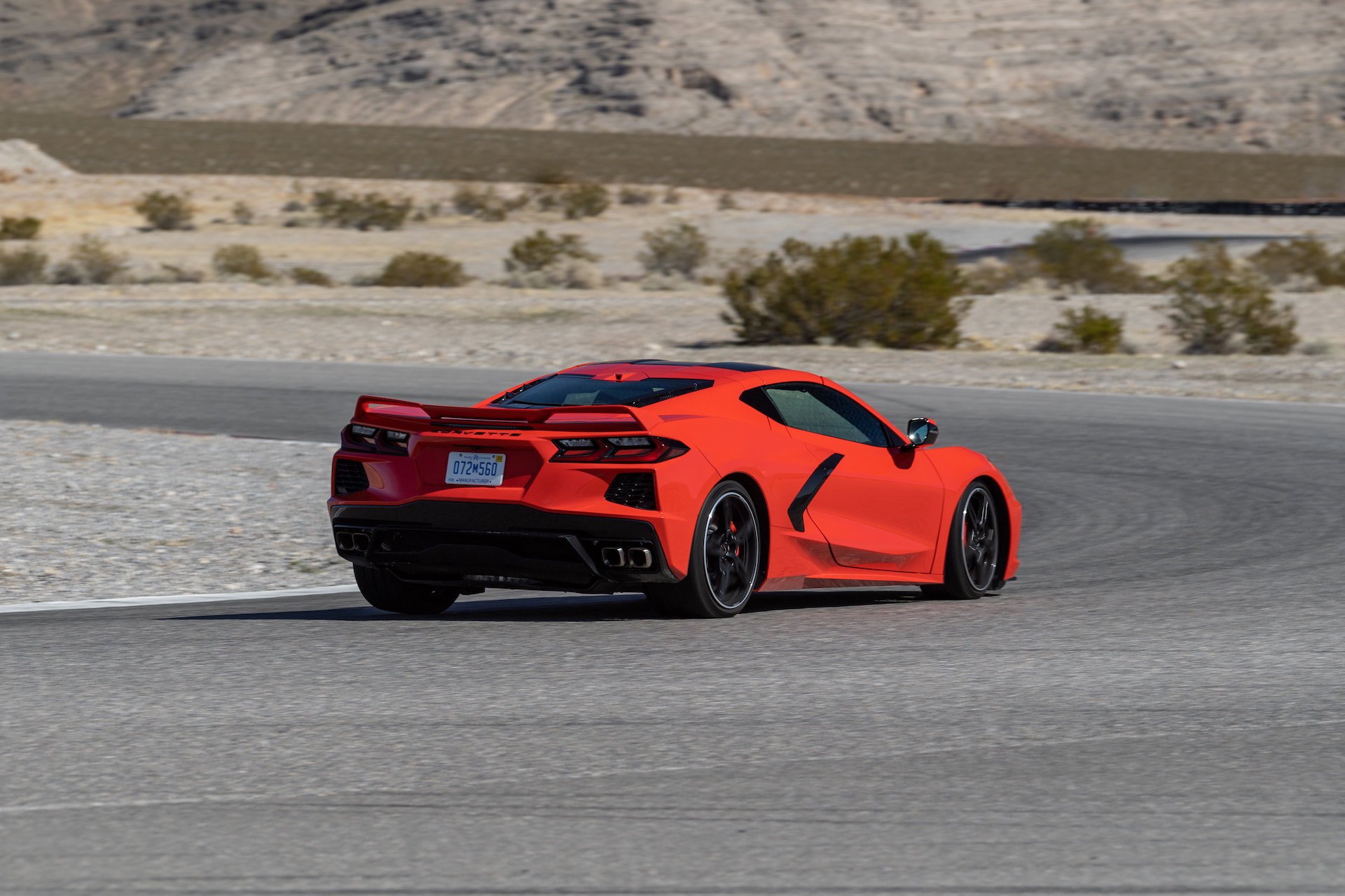 2020 Chevrolet Corvette Stingray (Color: Sebring Orange Tintcoat) Rear Three-Quarter Wallpapers (8)