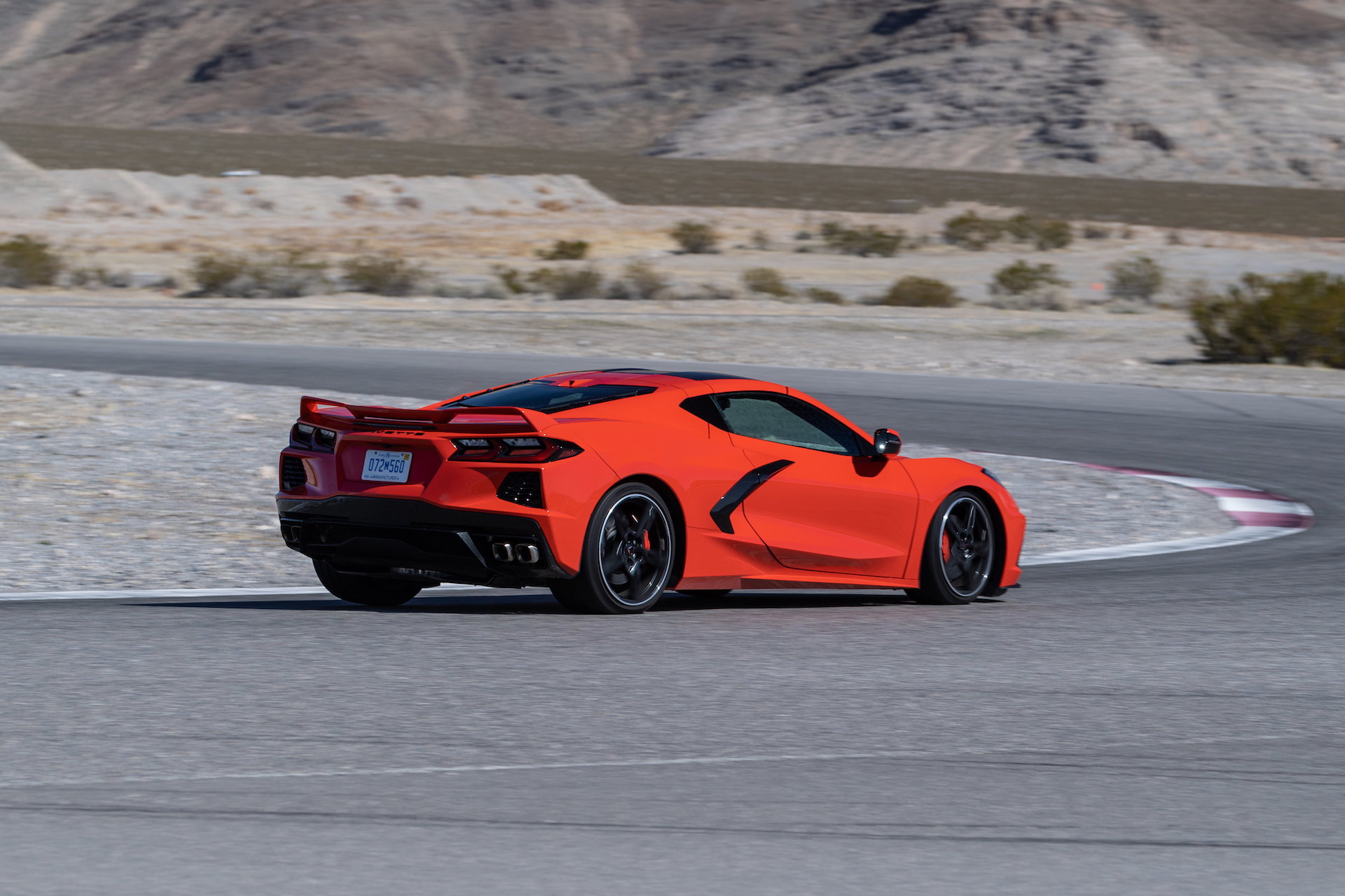 2020 Chevrolet Corvette Stingray (Color: Sebring Orange Tintcoat) Rear Three-Quarter Wallpapers (9)