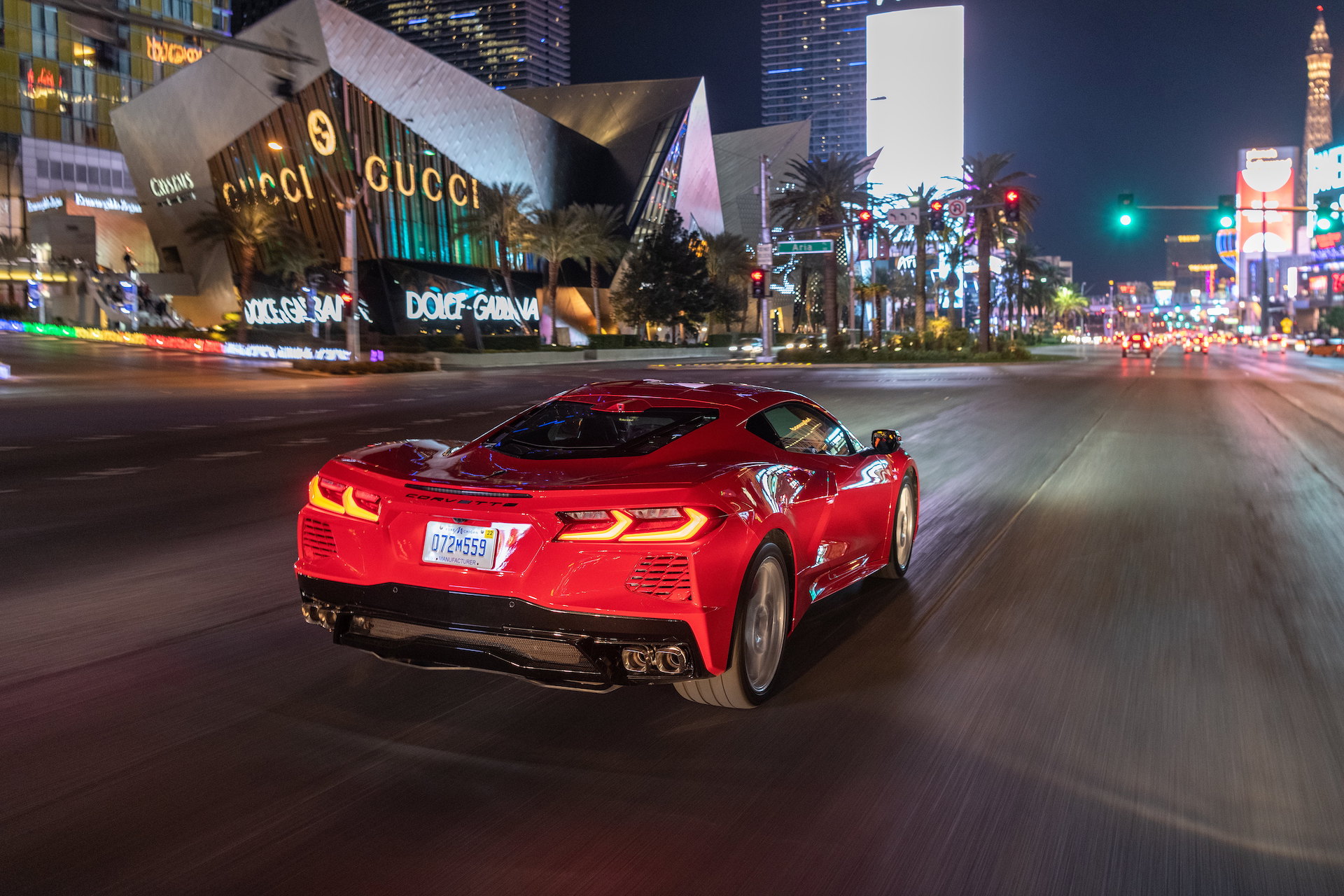 2020 Chevrolet Corvette Stingray (Color: Torch Red) Rear Wallpapers #32 of 166
