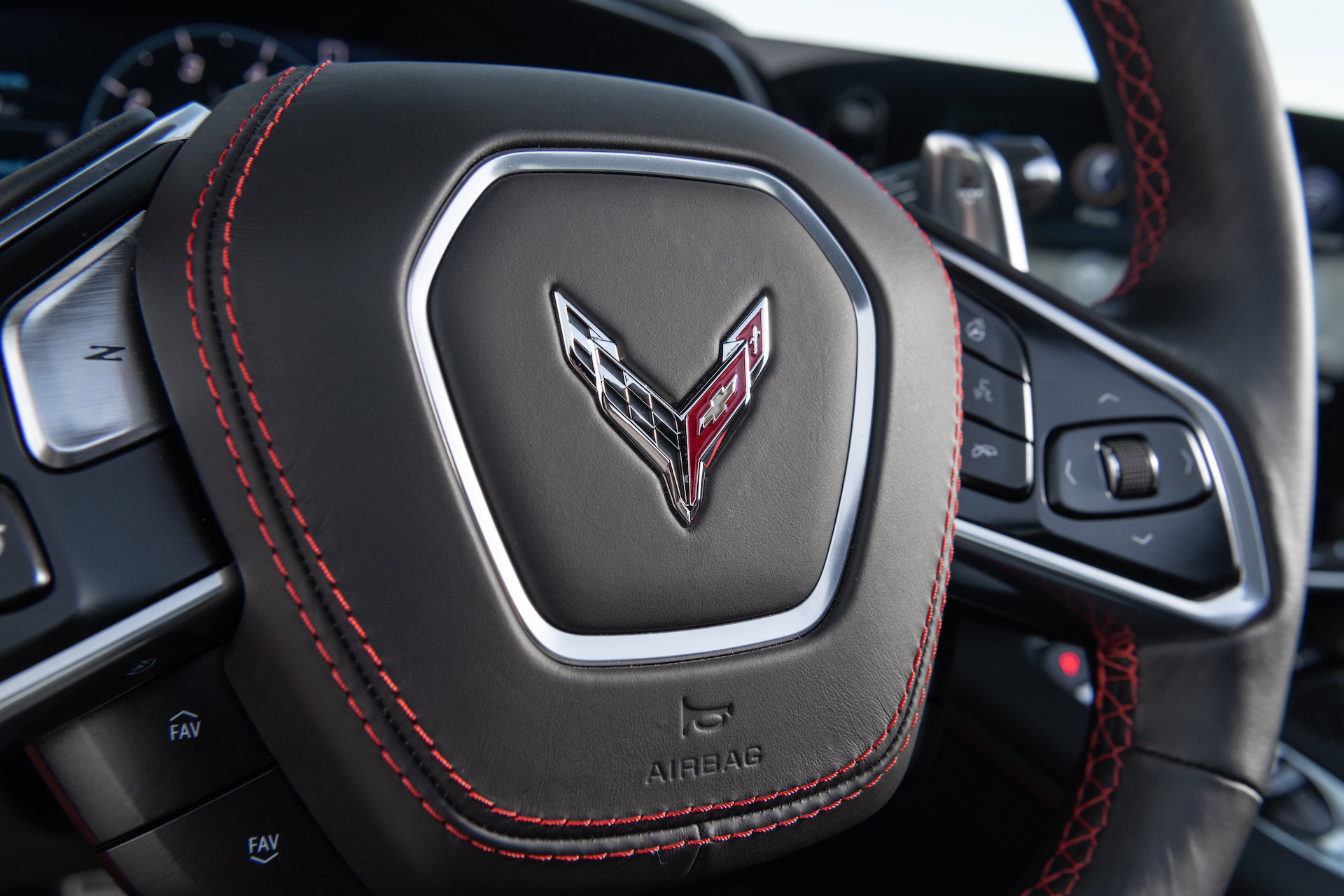 2020 Chevrolet Corvette Stingray Interior Steering Wheel Wallpapers #35 of 166