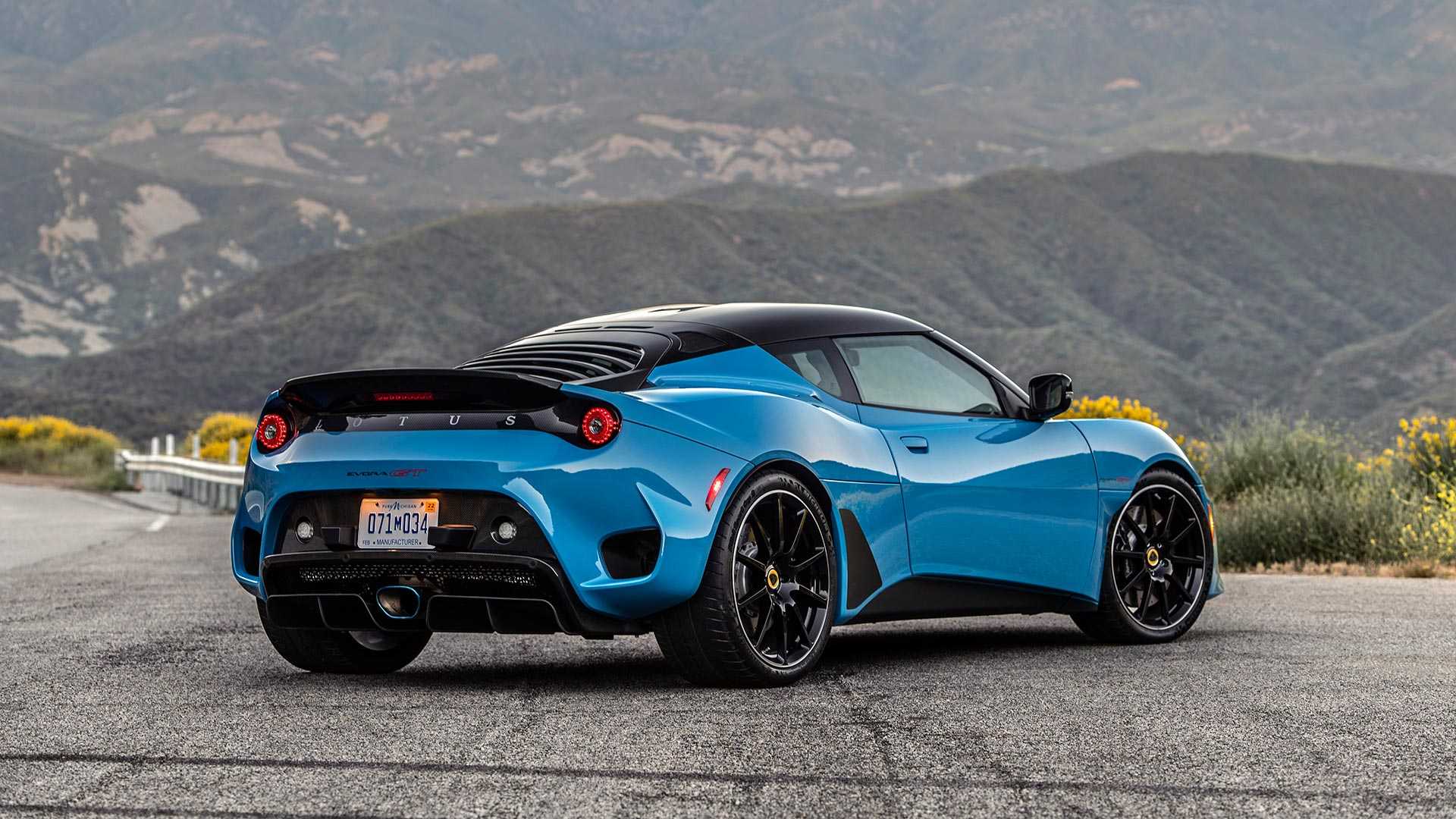 2020 Lotus Evora GT (Color: Cyan Blue) Rear Three-Quarter Wallpapers #4 of 17