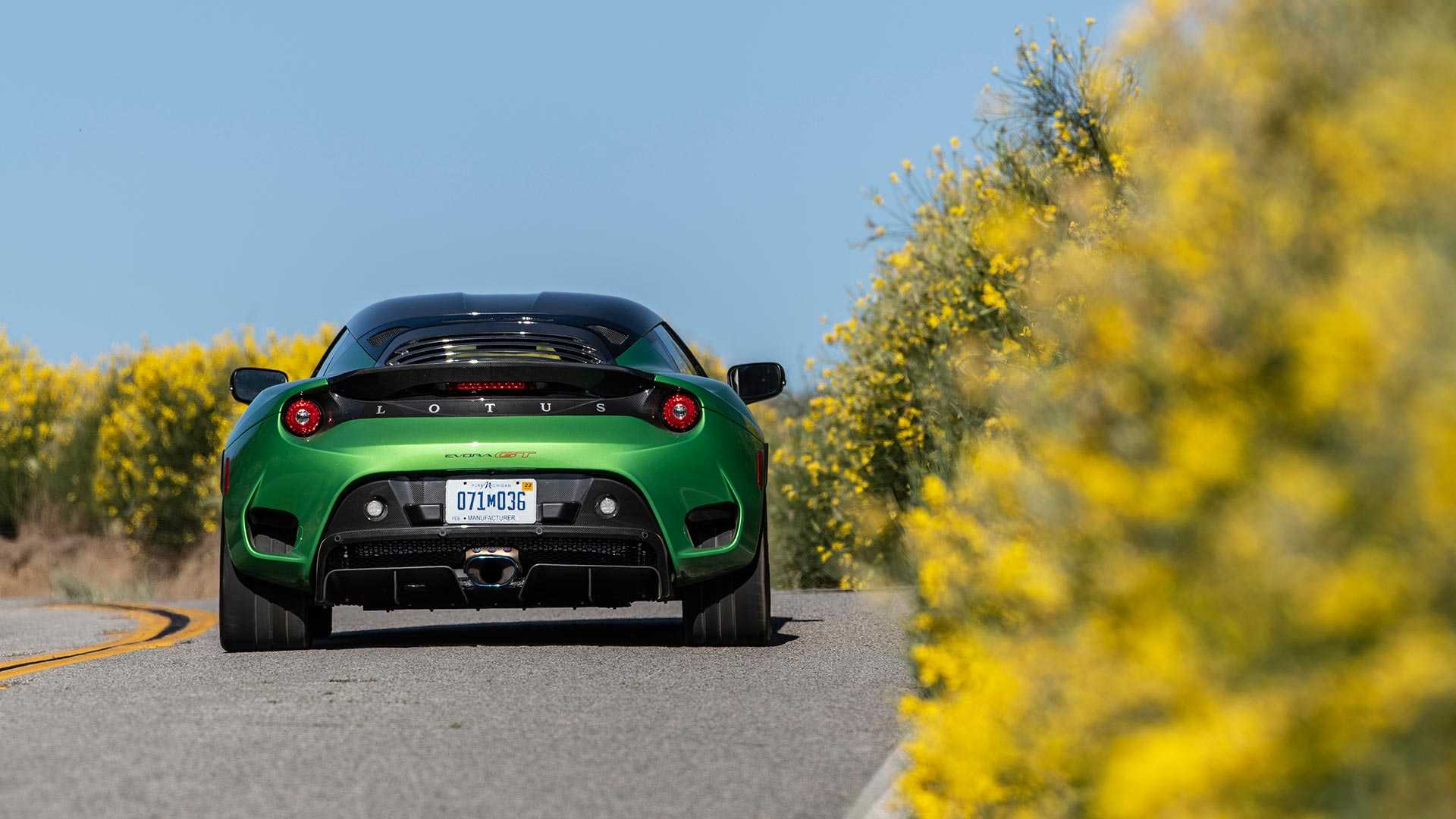 2020 Lotus Evora GT (Color: Vivid Green) Rear Wallpapers #9 of 17