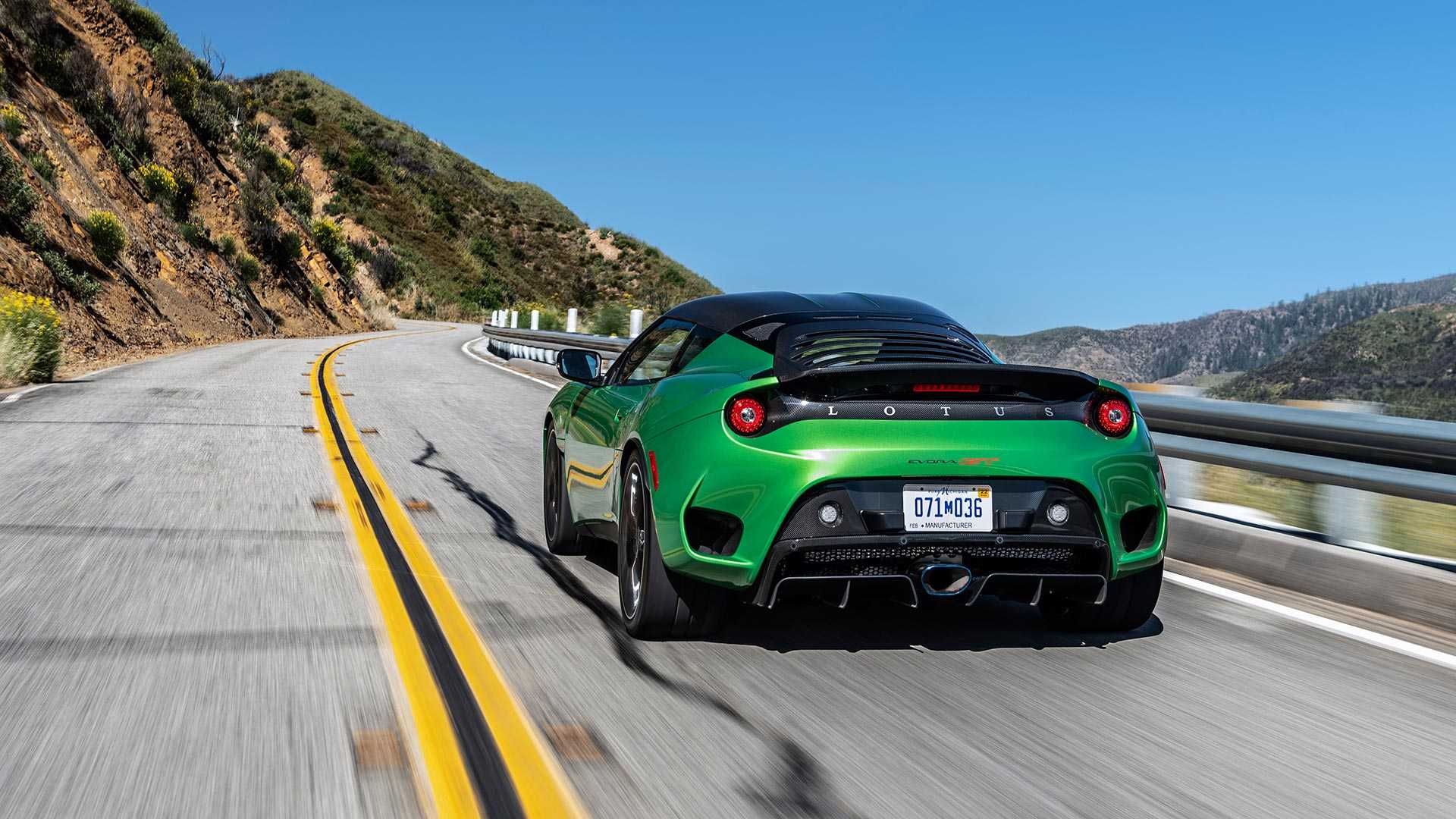 2020 Lotus Evora GT (Color: Vivid Green) Rear Wallpapers #10 of 17