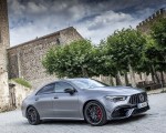 2020 Mercedes-AMG CLA 45 (Color: Designo Mountain Gray Magno) Front Three-Quarter Wallpapers 150x120