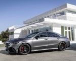 2020 Mercedes-AMG CLA 45 (Color: Designo Mountain Gray Magno) Front Three-Quarter Wallpapers 150x120