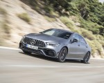 2020 Mercedes-AMG CLA 45 (Color: Designo Mountain Gray Magno) Front Three-Quarter Wallpapers 150x120