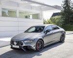 2020 Mercedes-AMG CLA 45 (Color: Designo Mountain Gray Magno) Front Three-Quarter Wallpapers 150x120