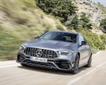 2020 Mercedes-AMG CLA 45 (Color: Designo Mountain Gray Magno) Front Wallpapers 150x120