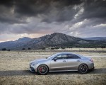 2020 Mercedes-AMG CLA 45 (Color: Designo Mountain Gray Magno) Side Wallpapers 150x120