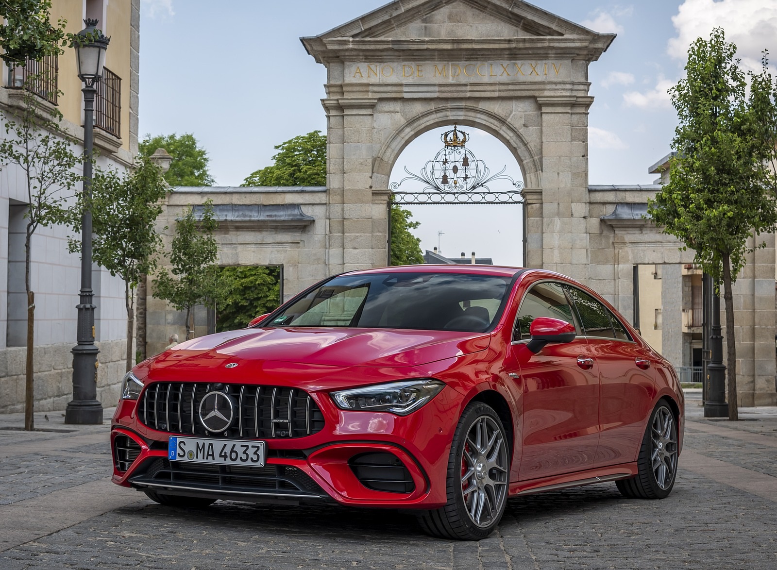 2020 Mercedes-AMG CLA 45 (Color: Jupiter Red) Front Three-Quarter Wallpapers #4 of 86